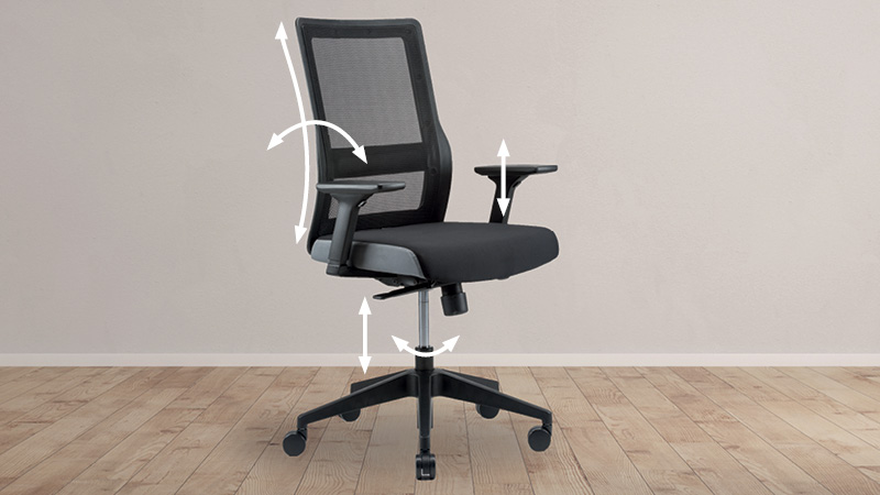 Sillas de escritorio apertura